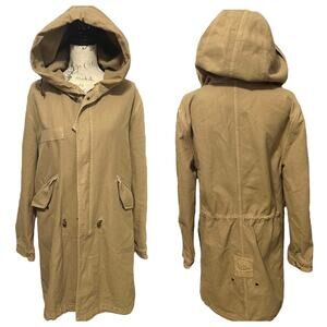 MR&MRS ITALY Classic Canvas Parka Coat
